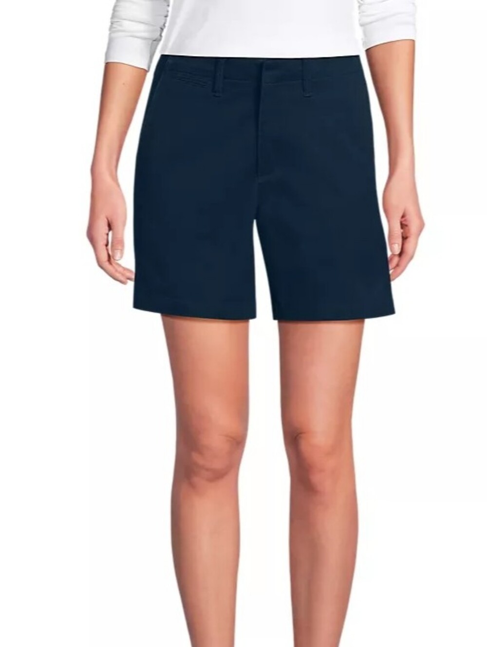 Ralph Lauren Black High-Waist Tailored Shorts 100% Cotton